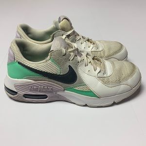 Nike Air Max Excee Green Glow Sneakers Size 9 Purple Women’s